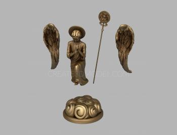 Statuette (STK_0234) 3D model for CNC machine